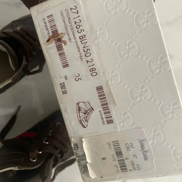 Gucci Brown Guccissima Leather kids Shoes